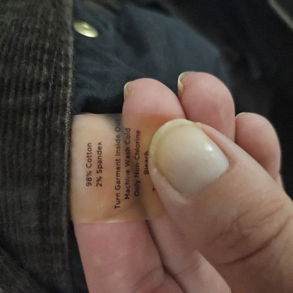 Talbots Plus Petite 16W Corduroy Signature Bootcut Pants Stretch Chocolate Brown - Picture 8 of 8